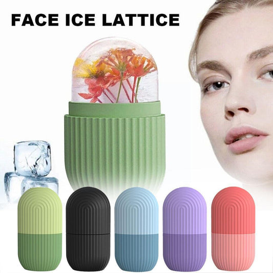 Silicone Ice Cube Roller Ball Face Care Massager