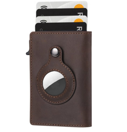 Men's Leather Multi-functional Rfid Card Holder Slim Wallets