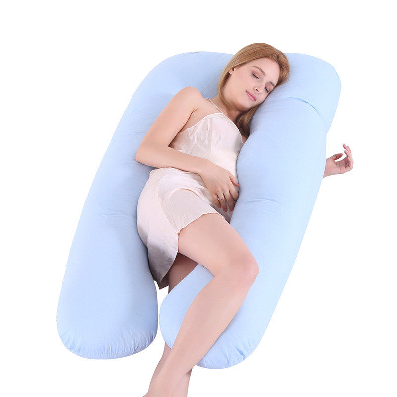 U Shape Ice Silk Sleeping Support Pillow