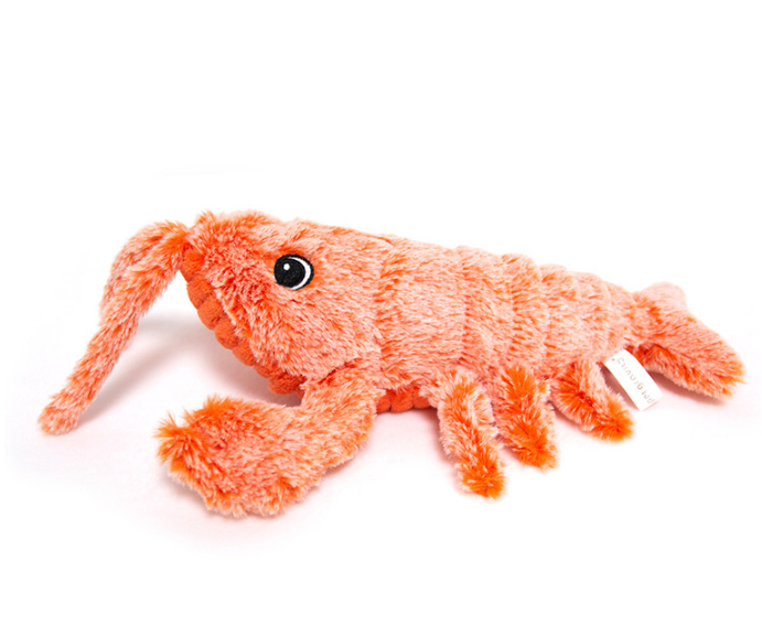 Electric Jumping Shrimp Pet Toys