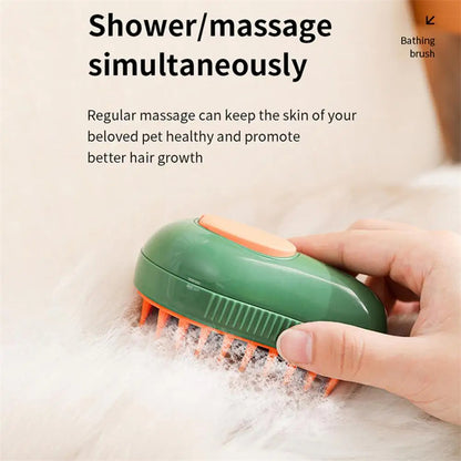 Steamy Pet Grooming Brush