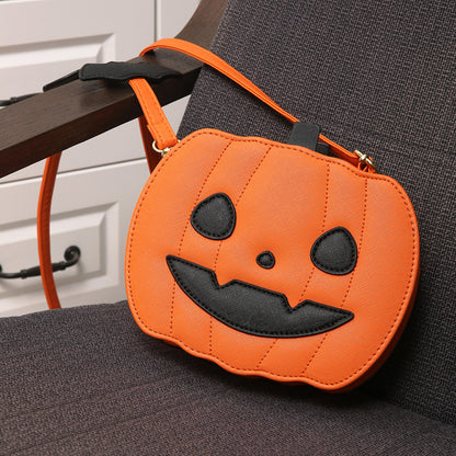 Personalized Creative Halloween Pumpkin Shoulder Crossbody Bag