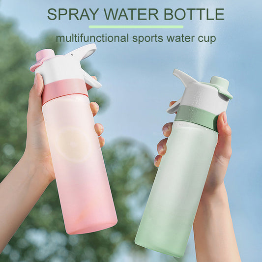 Large Capacity Outdoor Sport Fitness Spray Water Bottle