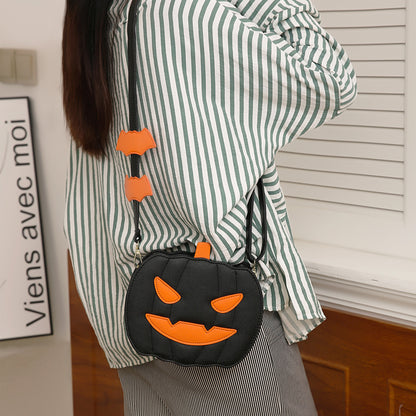 Personalized Creative Halloween Pumpkin Shoulder Crossbody Bag