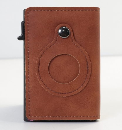 Men's Leather Multi-functional Rfid Card Holder Slim Wallets