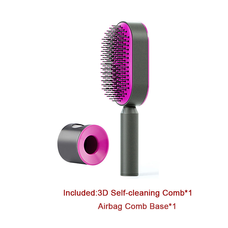 One-key Cleaning Hair Loss Airbag Massage Scalp Comb