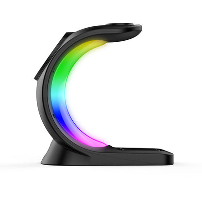 Magnetic Wireless Fast Charging Station Atmosphere Light