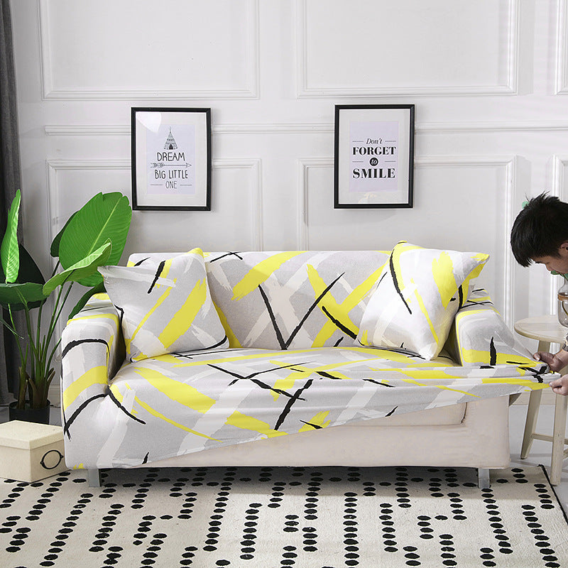 Printed sofa cushion sofa cover sofa cover