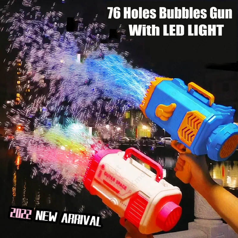 69 Holes Soap Bubbles Launcher