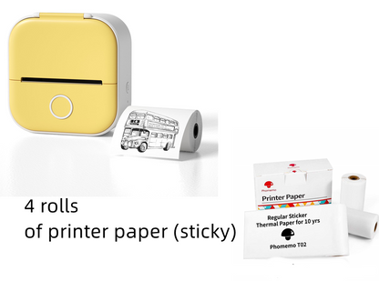 Portable Bluetooth Mini Thermal Label Printer