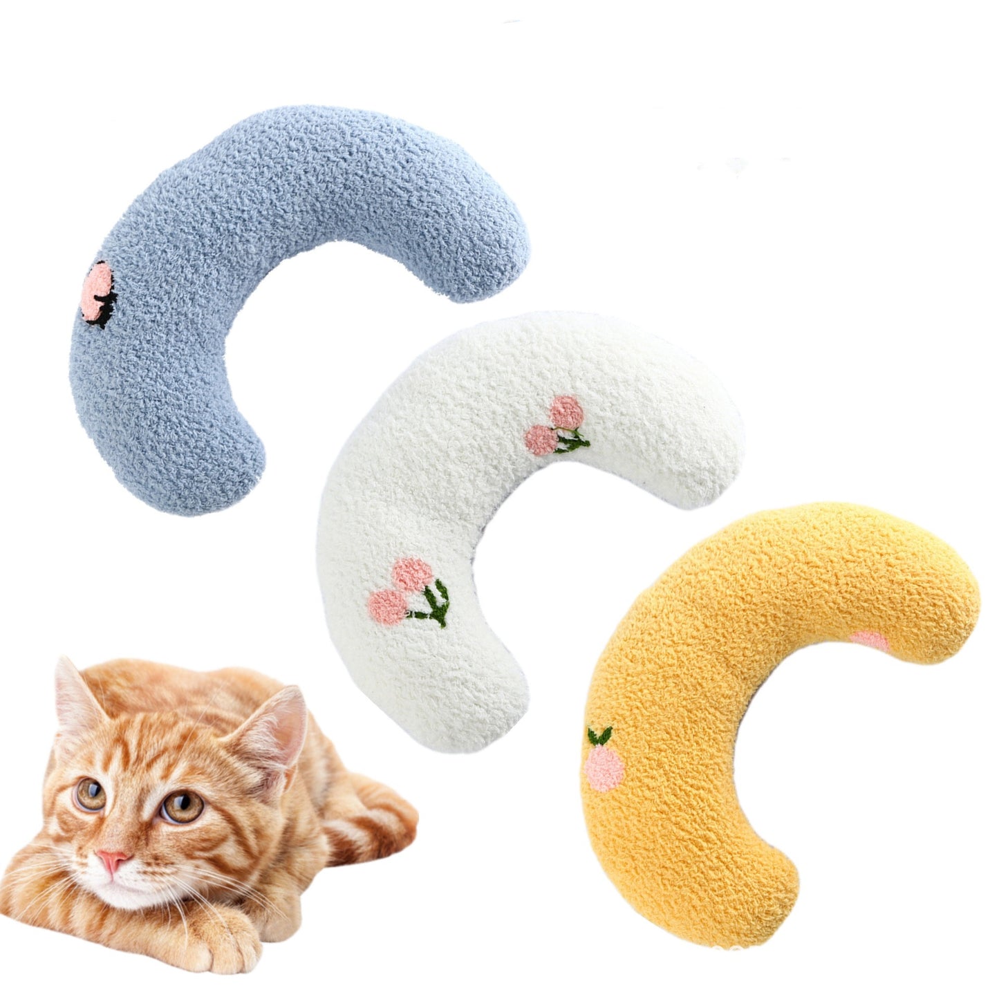 Little Pillow For Cats Fashion Neck Protector Deep Sleep Puppy U-Shaped Pillow Pets Pillow Kitten Headrest Dog Sleeping Pillow Pet Products