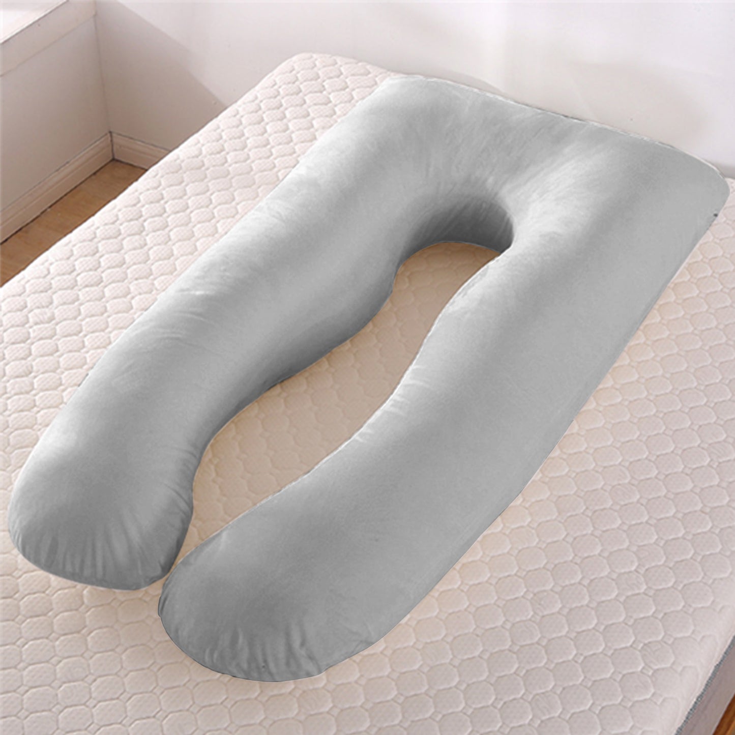 U Shape Ice Silk Sleeping Support Pillow