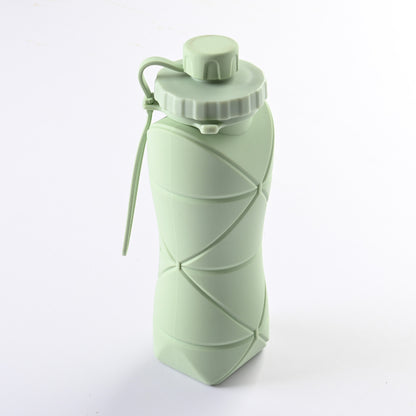 600ml Silicone Folding Water Bottle