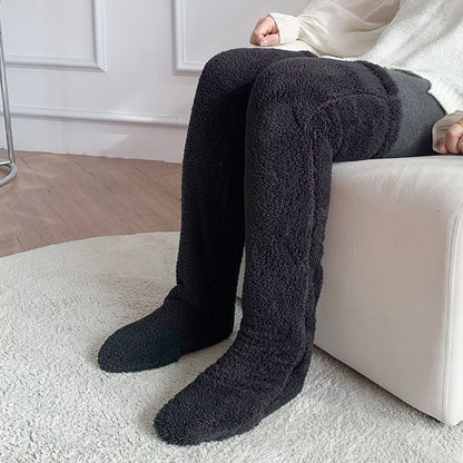 Over Knee High Fuzzy Long Socks