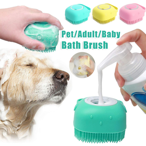 Silicone Cleaning Bath Shampoo Brush