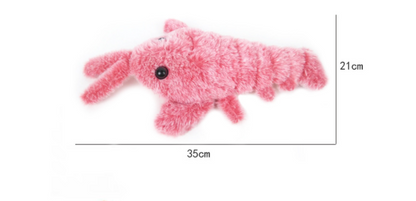 Electric Jumping Shrimp Pet Toys