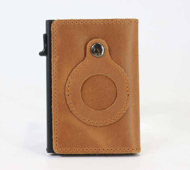 Men's Leather Multi-functional Rfid Card Holder Slim Wallets