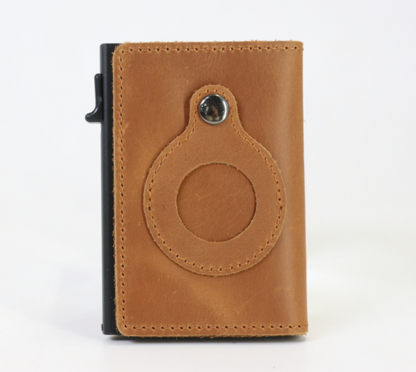 Men's Leather Multi-functional Rfid Card Holder Slim Wallets