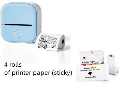 Portable Bluetooth Mini Thermal Label Printer