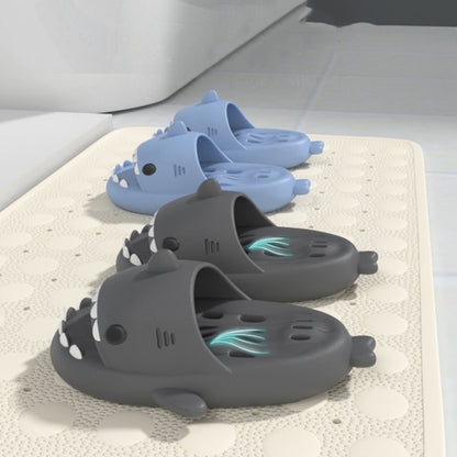 Drain Holes Shower Shark Slippers