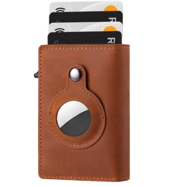 Men's Leather Multi-functional Rfid Card Holder Slim Wallets