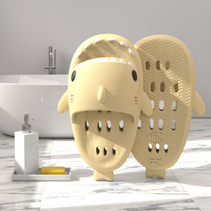 Drain Holes Shower Shark Slippers