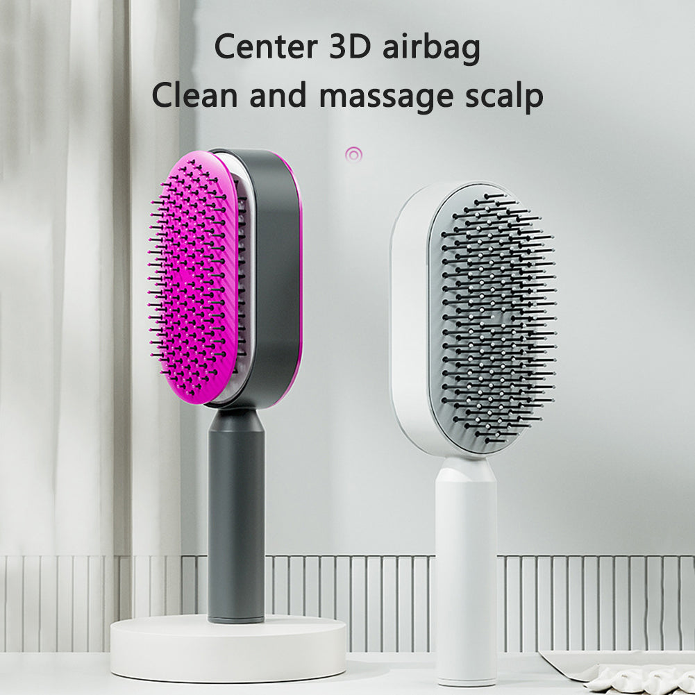 One-key Cleaning Hair Loss Airbag Massage Scalp Comb