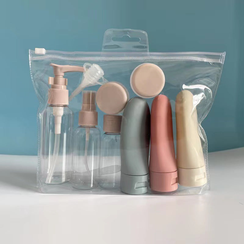 Skin Care Bottle Bath And Wash Portable Set