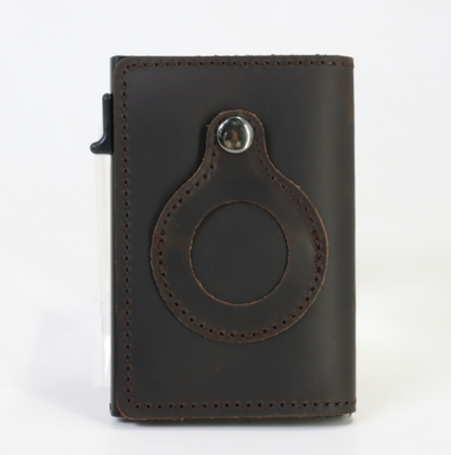 Men's Leather Multi-functional Rfid Card Holder Slim Wallets