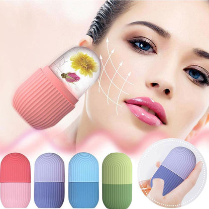 Silicone Ice Cube Roller Ball Face Care Massager