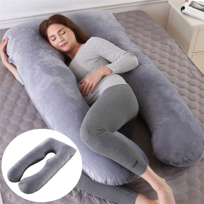 U Shape Ice Silk Sleeping Support Pillow