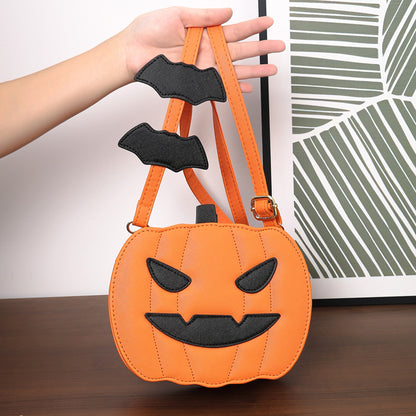 Personalized Creative Halloween Pumpkin Shoulder Crossbody Bag