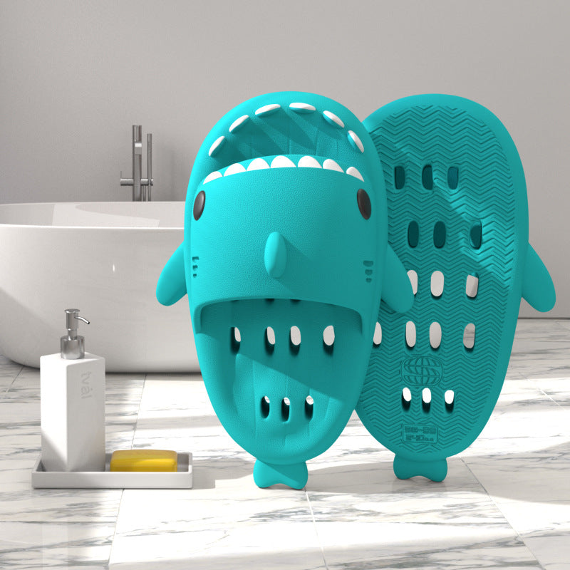 Drain Holes Shower Shark Slippers