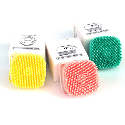 Silicone Cleaning Bath Shampoo Brush