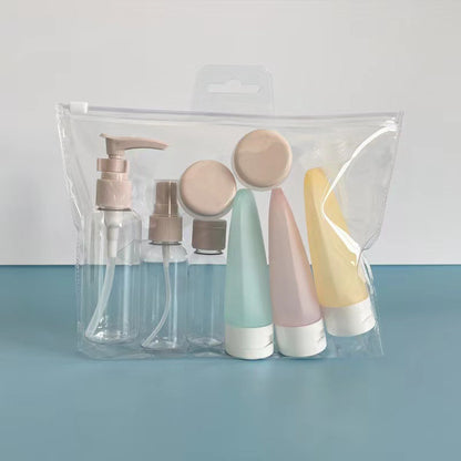 Skin Care Bottle Bath And Wash Portable Set