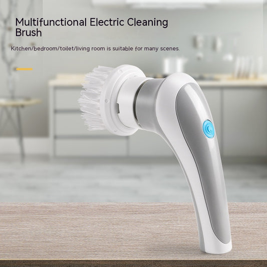 Electric Cleaning Brush 4 In 1 Spinning Scrubber Handheld Electric Cordless Cleaning Brush Portable