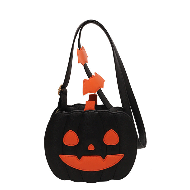 Personalized Creative Halloween Pumpkin Shoulder Crossbody Bag