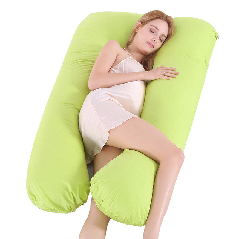 U Shape Ice Silk Sleeping Support Pillow