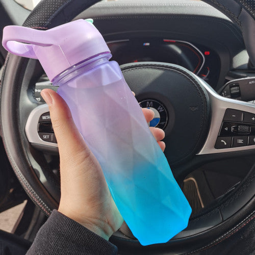 Large Capacity Outdoor Sport Fitness Spray Water Bottle