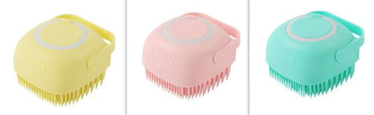 Silicone Cleaning Bath Shampoo Brush