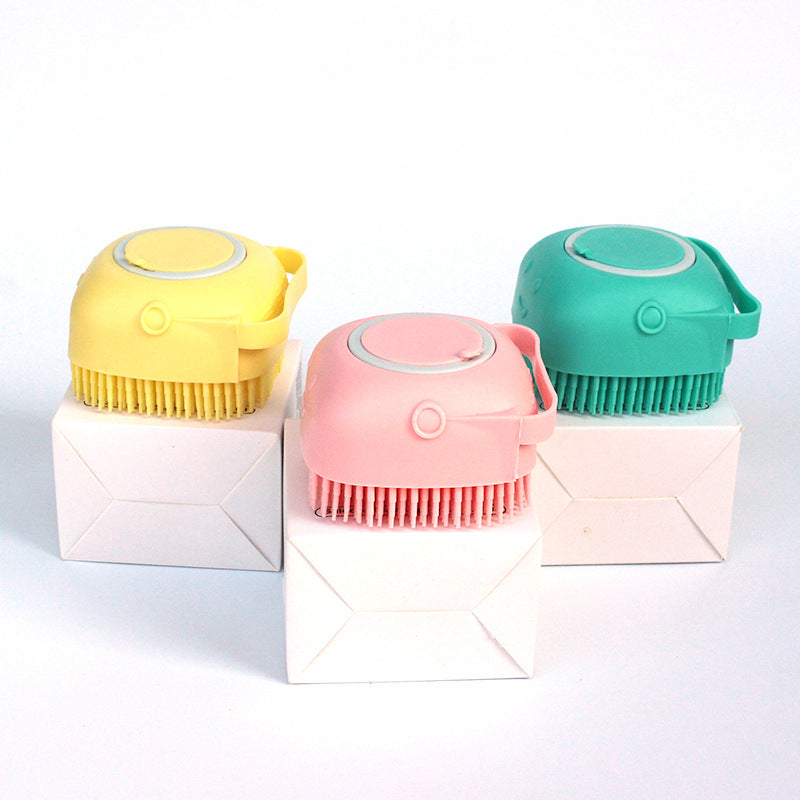 Silicone Cleaning Bath Shampoo Brush