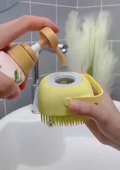 Silicone Cleaning Bath Shampoo Brush